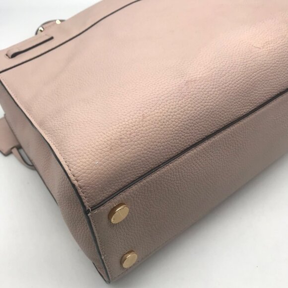 Michael Kors Reagan Soft Pink Leather Satchel - Picture 7 of 11